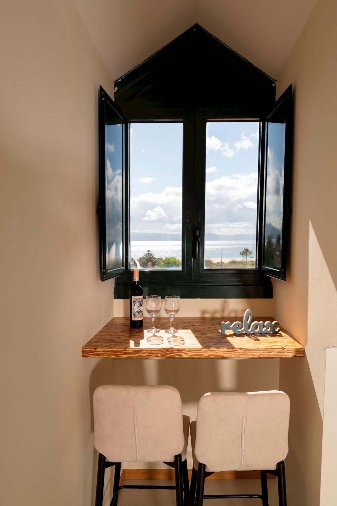 Apartamento Lura De Fisterra Playa De Langosteira En Finisterre Con Vistas Al Mar San Martín de Arriba المظهر الخارجي الصورة